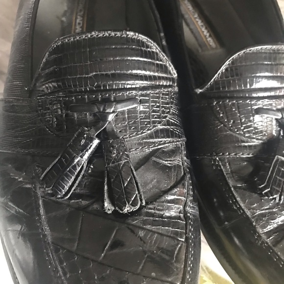 Stacy Adams genuine snake skin shoes sz 8.5 main image 6